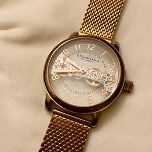 Stührling Original Rose Gold Watch